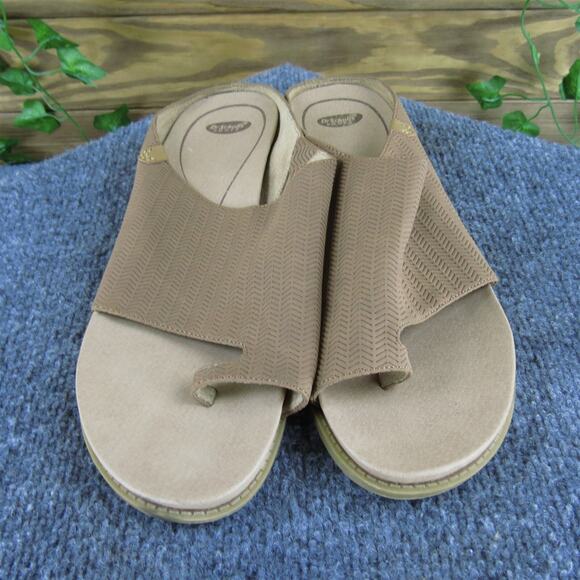 Dr. Scholl's Women Kate Flip Flop Brown Synthetic Sz 10 Medium Gently Used 2025 - Picture 2 of 7